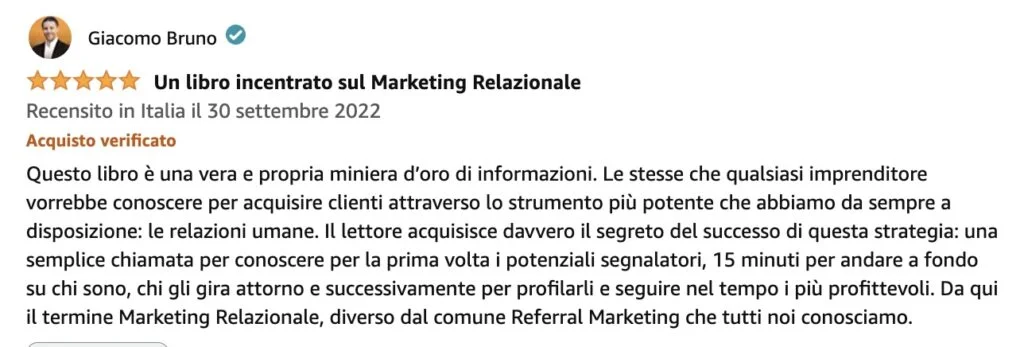Recensioni Libro Segnalazione Vincente Giacomo Bruno